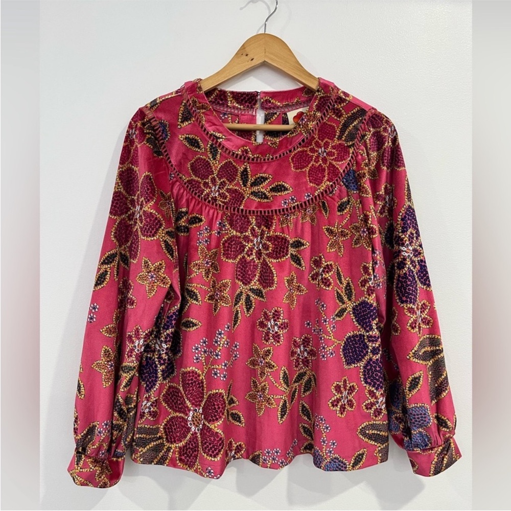 FarmRio Velvet Blouse